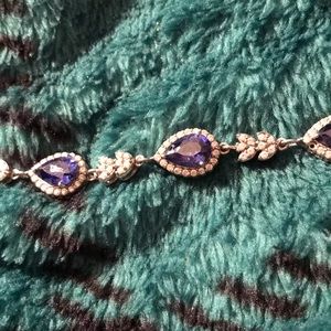 Bella Luce Jewelry - Simulated Tanzanite and cz bracelet. Bella Luce Jewelry - Simulated Tanzanite and cz bracelet.